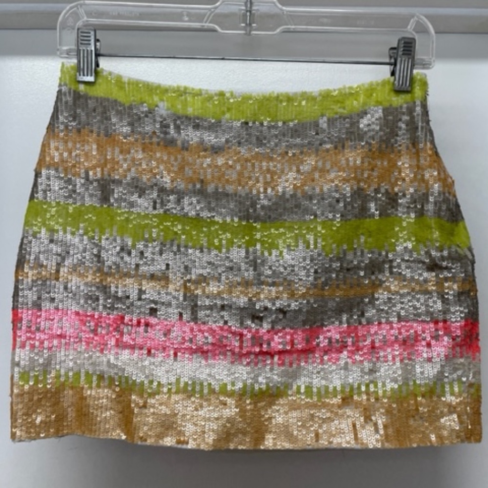 FREE PEOPLE FP One Sequin Mini Skirt Worn once